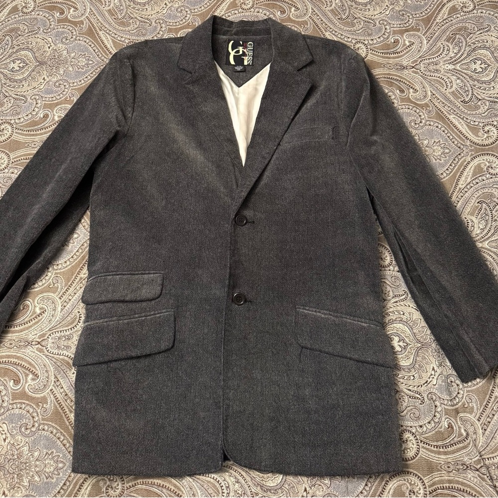 G by Guess Men's Gray Blazer